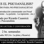 Grupos de lectura y conversación: ¿qué es el psicoanálisis? (explicado para no-psicoanalistas)