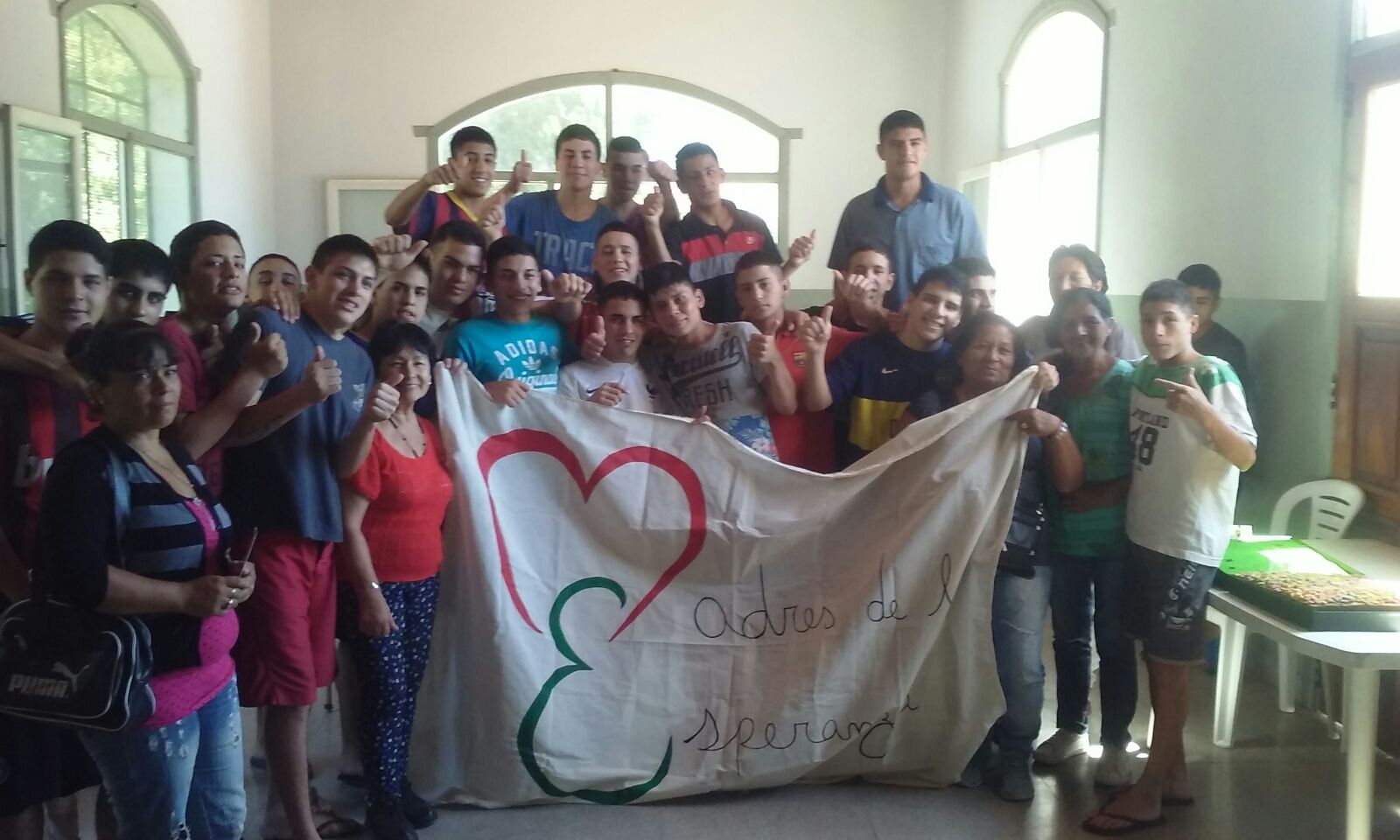 Las Madres visitando a los jóvenes en Centro Cerrado Carlos Ibarra de la Ciudad de La Plata