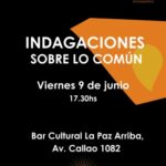 Indagaciones sobre lo común – participación de PH